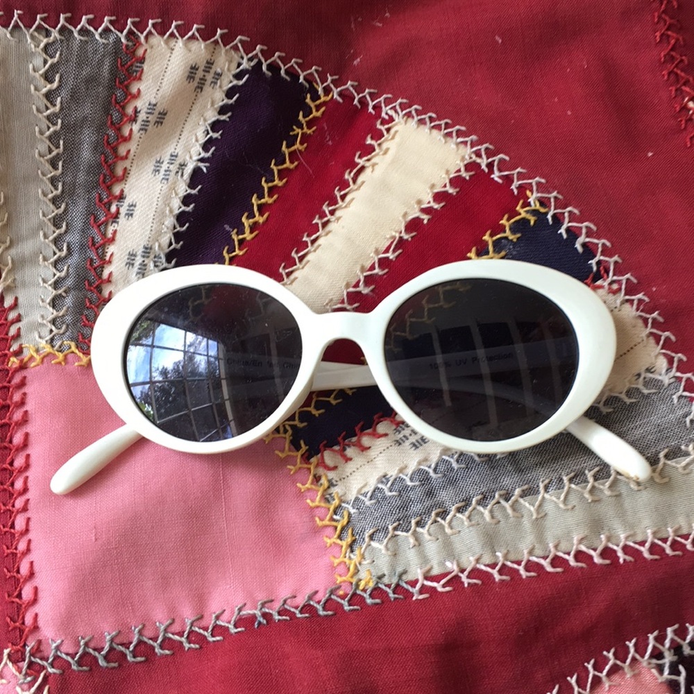 Cute white sunglasses